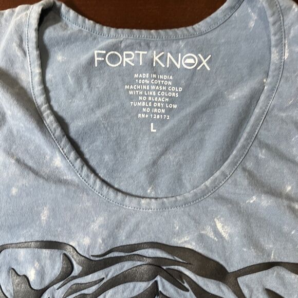 Fort Knox Tie Dye Tiger Tank Men's Size Large - Picture 2 of 3